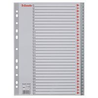 Intercalaire A4 - polypropylène - Gris - Esselte