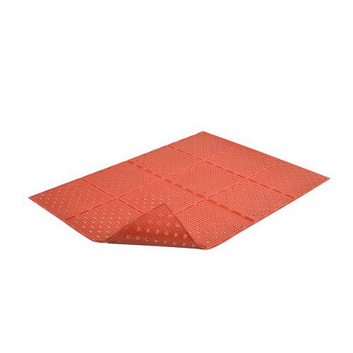 Tapis antidérapant pour cuisines Multi Mat II® Red - Notrax