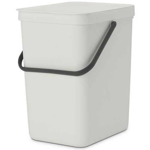 Poubelle Sort&Go 25L, Brabantia, Blanc Poubelle Sort&Go 25L, Brabantia, Blanc