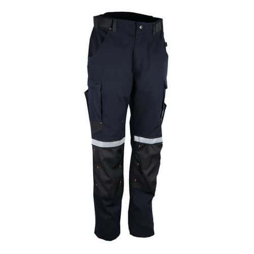 Pantalon de travail ripstop - Bleu/noir PETRAM - Singer Safety