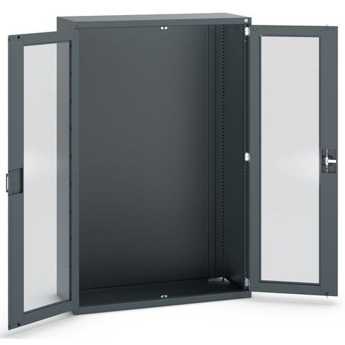 Armoire Cubio 2 portes transparentes H2000mm - Bott