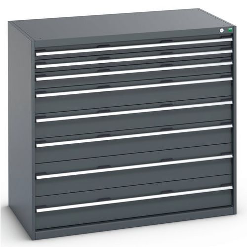 Armoire 8 tiroirs charges lourdes H1200mm - Bott