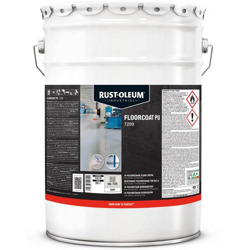 Peinture de sol Floorcoat PU 7200 - 2.5L - Rust Oleum