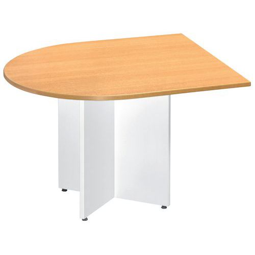 Table modulaire ovale - Semi-ovale - Pied en croix Table modulaire ovale - Semi-ovale - Pied en croix