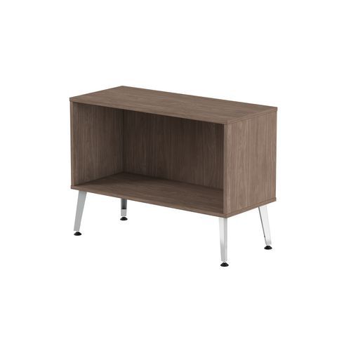 Rangement bas Teni pied métal ouvert hauteur 74 cm