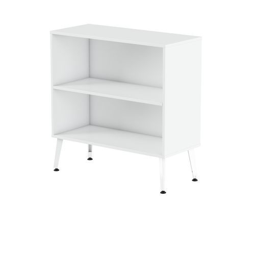 Rangement mi haut ouvert Teni pied métal hauteur 101 cm