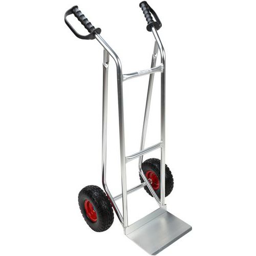 Diable aluminium 200kg - Roues increvables - Manutan Expert Diable aluminium 200kg - Roues increvables - Manutan Expert