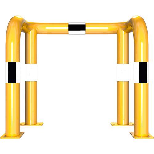 Arceau antichoc double arceau à cheviller - Jaune/Noir - Schake