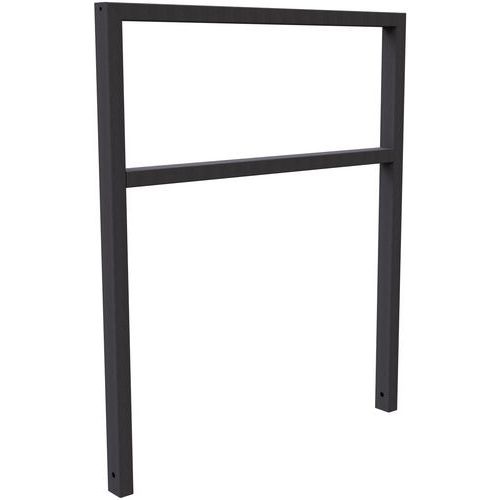 Arceau appui vélos rectangulaire transversale revêtement - Schake
