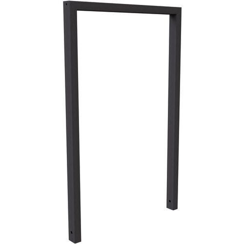 Arceau appui vélos rectangulaire sans transversale revêtement - Schake