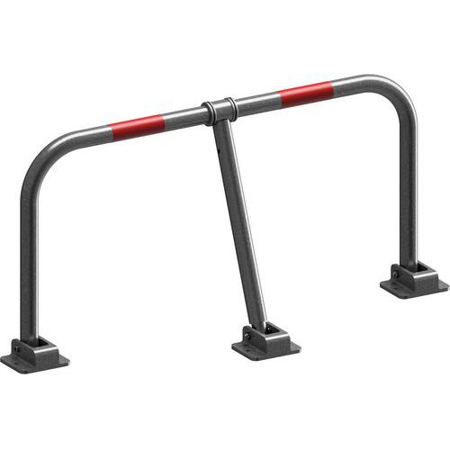 Arceau de parking rabattable avec cadenas galvanisé à chaud - Schake