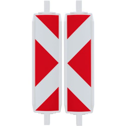 Balise plastique type 60W-Film classe 2-Flèche-Deux faces-Schake