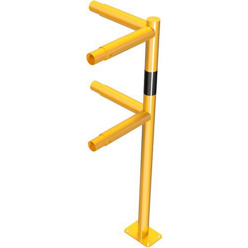 Poteau angle pour balustrade de protection - Schake