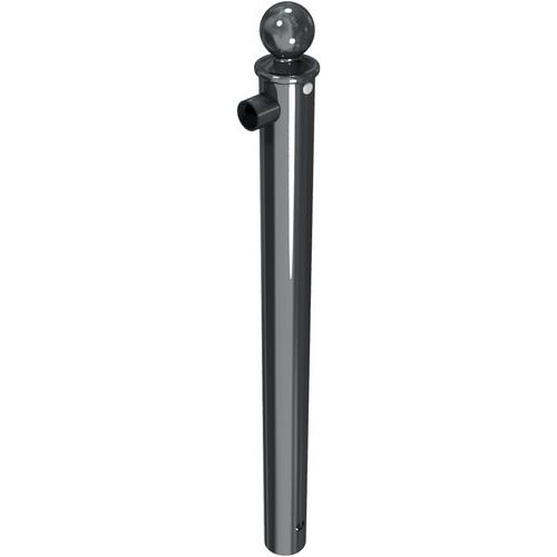 Poteau-support extrémité revêtu protection à bétonner-Schake