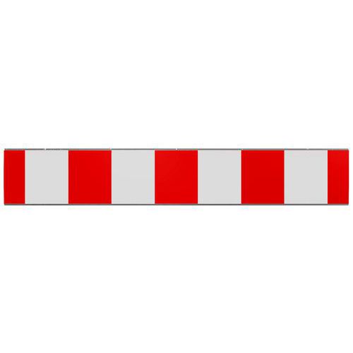 Barrière de barrage avec film - Rouge/Blanc - Schake