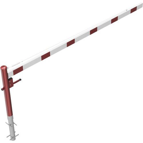 Barrière pivotante câble renfort à bétonner serrure profilée-Schake