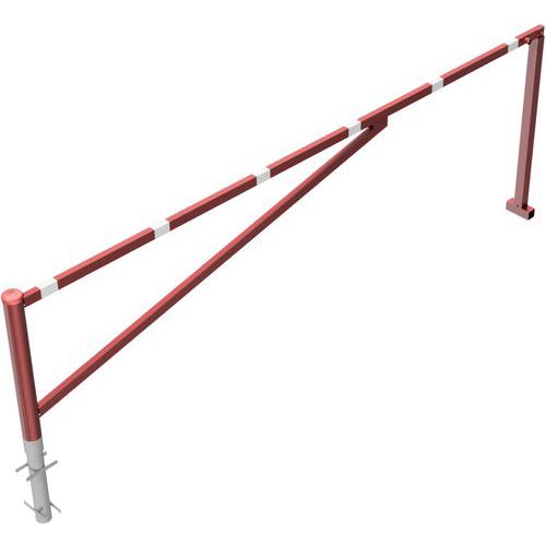 Barrière pivotante à bétonner avec blocage triangulaire - Schake
