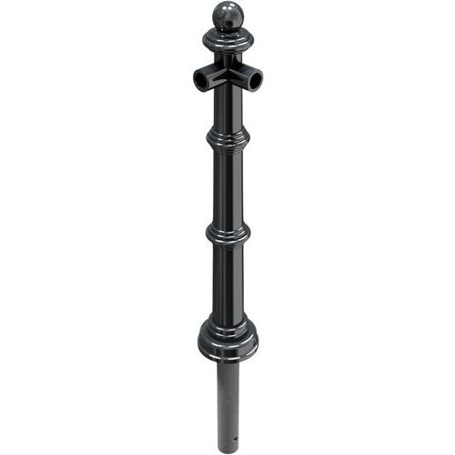 Borne décorative 495.01B poteau d’angle à barre supérieure 90°-Schake