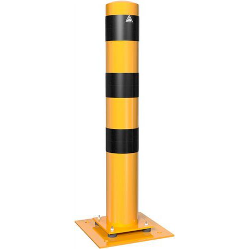 Borne élastique en tube à cheviller - Jaune/Noir - Schake