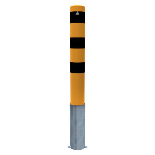 Borne tube amovible sans verrou galvanisé à chaud-Jaune/Noir-Schake