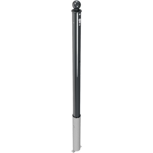 Borne 465B amovible blocage serrure profilée 2 anneaux-Schake