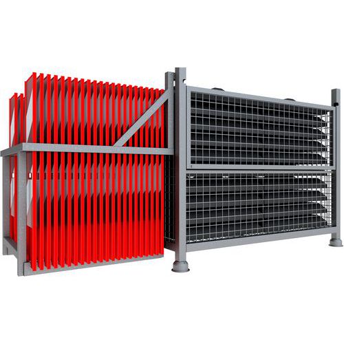 Caisse de transport pour socle de balises plates - Schake Caisse de transport pour socle de balises plates - Schake