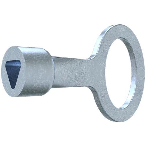 Clé maniable triangulairepour poubelles - Schake