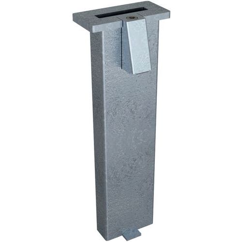 Douille de sol avec dispositif de blocage pour acier plat - Schake