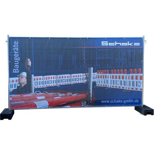 Bâche de protection visuelle à tendre - Schake