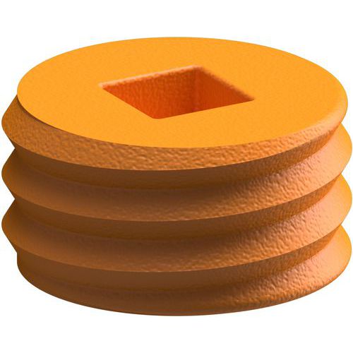 Manchon de sol pour poteau avec bouchon d’obturation - Schake