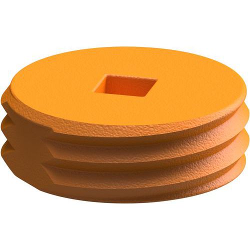 Manchon de sol pour poteau avec bouchon d’obturation - Schake