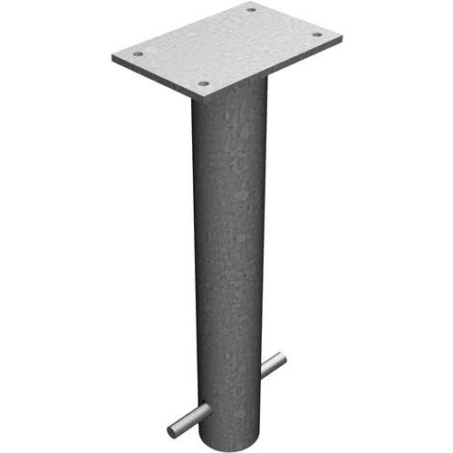 Manchon de sol pour poteaux de barrage rabattable - Schake