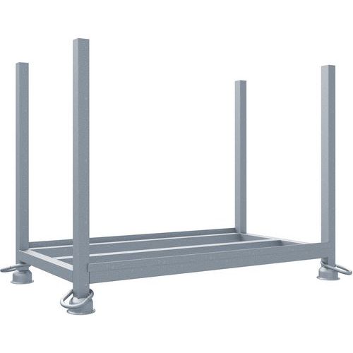 Palette empilable pour socles de clôture de chantier - Schake