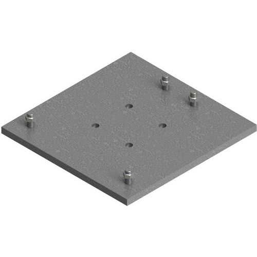 Platine pour mât triangulaire avec mailles - Schake Platine pour mât triangulaire avec mailles - Schake