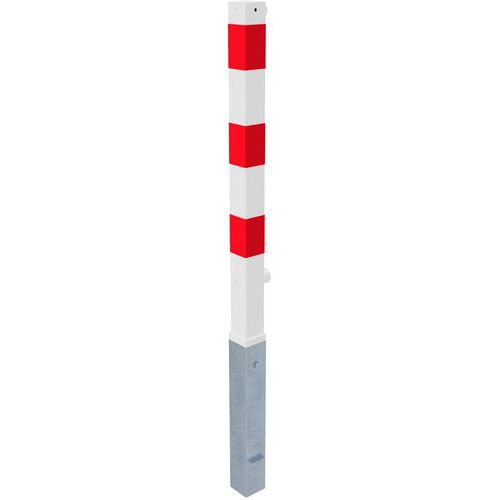 Poteau amovible blocage triangulaire réfléchissant anneau - Schake Poteau amovible blocage triangulaire réfléchissant anneau - Schake