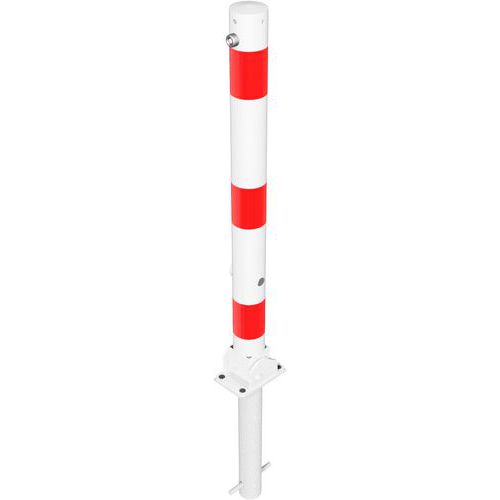 Poteau rabattable blocage manchon de sol bandes réfléchissantes-Schake