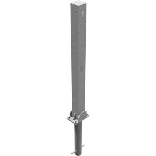 Poteau rabattable serrure profilée à bétonner serrure - Schake Poteau rabattable serrure profilée à bétonner serrure - Schake
