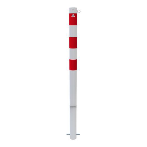 Poteau stationnaire bétonner bandes réfléchissantes anneau-Schake