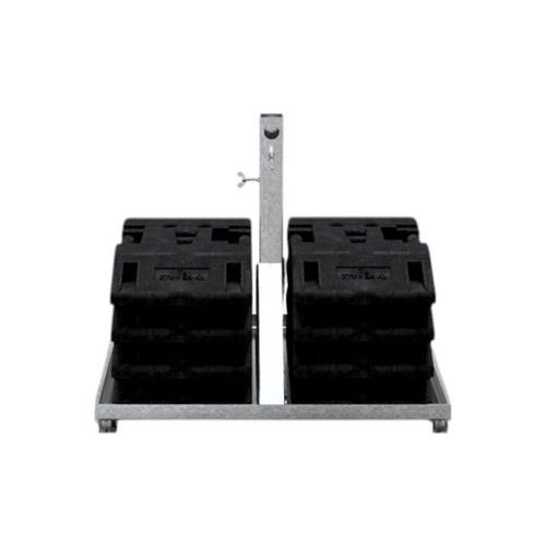 Support panneaux pour tube à tige type Crossing - Schake