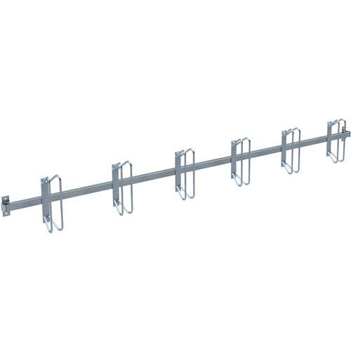 Support vélos avec parcage droit à cheviller-Fixation murale-Schake