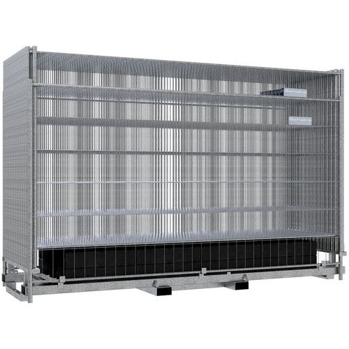 Traverse de stockage et de transport de clôtures mobiles Light-Schake