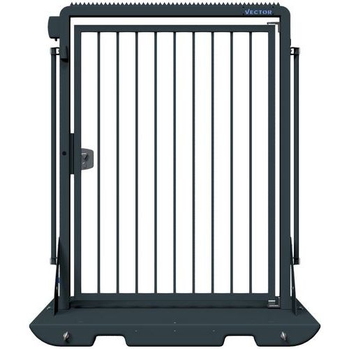 Porte mobile chantier avec bouton sans contrôle d'accès V-Door-Schake