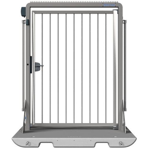 Porte mobile chantier avec poignée sans contrôle d'accès V-Door-Schake