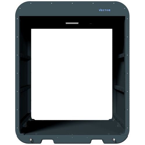 Porte mobile noir mat avec LED V-Guard - Schake Porte mobile noir mat avec LED V-Guard - Schake