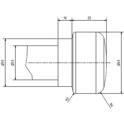 Clou de fixation dans le sol Type 2 avec couronne inférieure - Schake