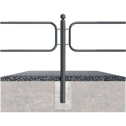 Protection de bordure avec barre transversale en acier plat - Schake