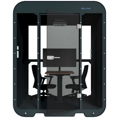 Porte mobile noir matV-Office - Schake Porte mobile noir matV-Office - Schake