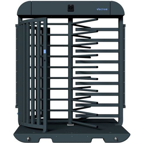 Tourniquet mobile noir mat V-Turnstile - Schake Tourniquet mobile noir mat V-Turnstile - Schake