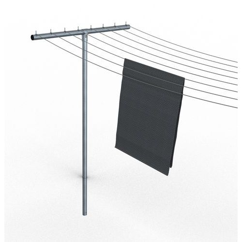 Étendage à linge de forme T avec système d’ancrage - Schake Étendage à linge de forme T avec système d’ancrage - Schake