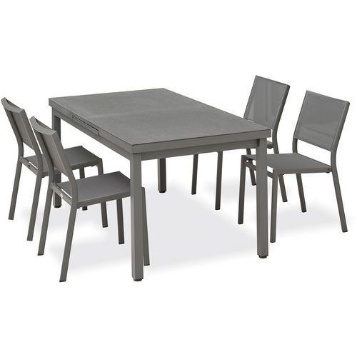 Ensemble repas de jardin en aluminium Dania - DCB Garden
